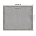 thumbnail image 4 of Amanti Art Regis Barnwood Grey Framed Magnetic Board 53 x 45 in., 4 of 7