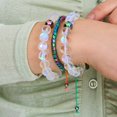 thumbnail image 2 of Rainbow Supernova | Unicorn Silver | Galaxy Glass Statement Bracelet, 2 of 5
