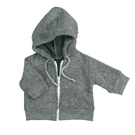 Sophia's Fleece Hooded Sweatshirt for 18â€ Dolls, Gray