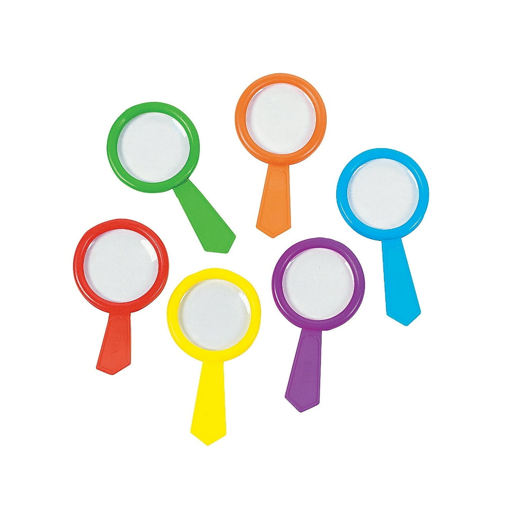 Magnifying Glasses (Asst.Color) Toys 144 Pieces