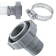 CPAN Swimming Pool Drain Plug Connector Hose Adapter with Clamp for