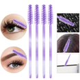thumbnail image 4 of 300 Disposable Mascara Wands Eyelash Brush Spoolies for Eye Lash Extension Eyelash Extension Supplies Makeup Tools Accessories (New Deep Purple-300 pcs), 4 of 5