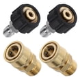 thumbnail image 4 of Youkk 4pieces Universal Compatibility Joint Set For Cleaning Machine Safety Cleaning Machine Water Accessories coppery 14mm 3.4pcs 5Set, 4 of 6