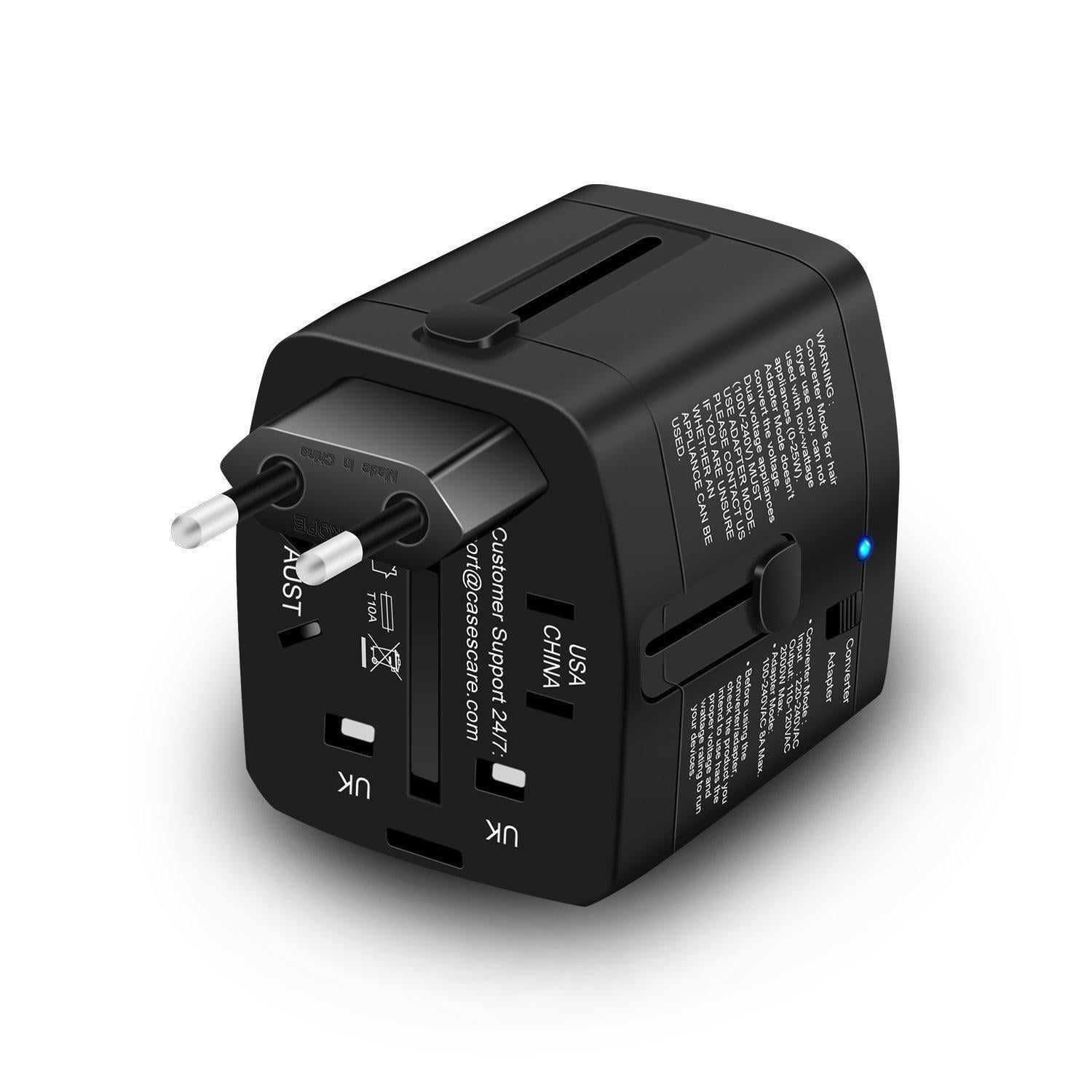 universal adapter travel converter voltage 220v to 110v