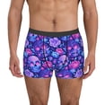 thumbnail image 2 of Bingfone blue Skull purple flower1 Men's Underwear - Casual Stretch Boxer Briefs-Medium, 2 of 7