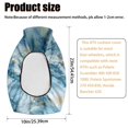 thumbnail image 7 of Uorisanigo ATV Seat Cushion Cover Non-Slip Blue Marble Print Dirt Bike Seats Cushion Breathable Motorcycle Seat Cover Waterproof Protection Car Accessories for Most ATVs, 7 of 7