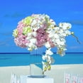 thumbnail image 5 of WGV Clear Cylinder Glass Vase - 10" Wide x 16" Height, Good quality, Heavy Weighted Base - 1 Pc, 5 of 7