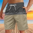 thumbnail image 4 of Soki Beach Casual Shorts for Men Drawstring Graphic Shorts on Clearance, 4 of 4