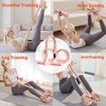thumbnail image 6 of Smart Foot Pedal Puller - 6 Tube Resistance Band with Digital Counter & Handles for Full Body Fitness, Stretching & Yoga(c:Purple)-dh, 6 of 6