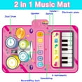 thumbnail image 4 of Alfombrilla de piano Musical Toy 2 en 1 Montessori para niñas de 1 a 2 años, 4 of 6