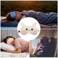 thumbnail image 3 of Unique Bargains 1 Pc Portable Rabbit Adjustable Eye Mask for Travel Yellow Fleece, 3 of 3