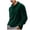 Green, variant on SUYIDA Men's Turtleneck Thermal Top, Long Sleeve Velvet Crewneck Tee, Breathable Warm Comfortable Fashion Shirt