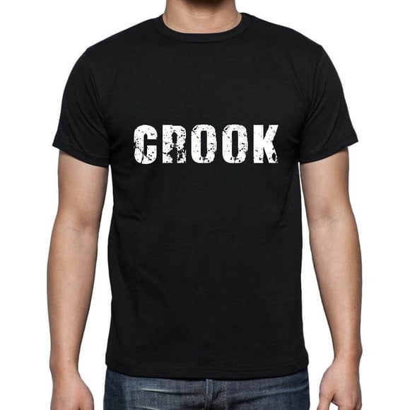 T-Shirt Graphique pour Homme Crook Écologique Édition Limitée T-Shirt à Manches Courtes Vintage Cadeau d'Anniversaire Nouveauté