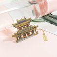 thumbnail image 2 of attractions Touristiques Chinoises Marque-Pages Pendentifs en Acier Inoxydable, Pages de Lecture annotations Marque-Pages, Étudiants Utilisant du Texte Classique SQ0678, 2 of 6