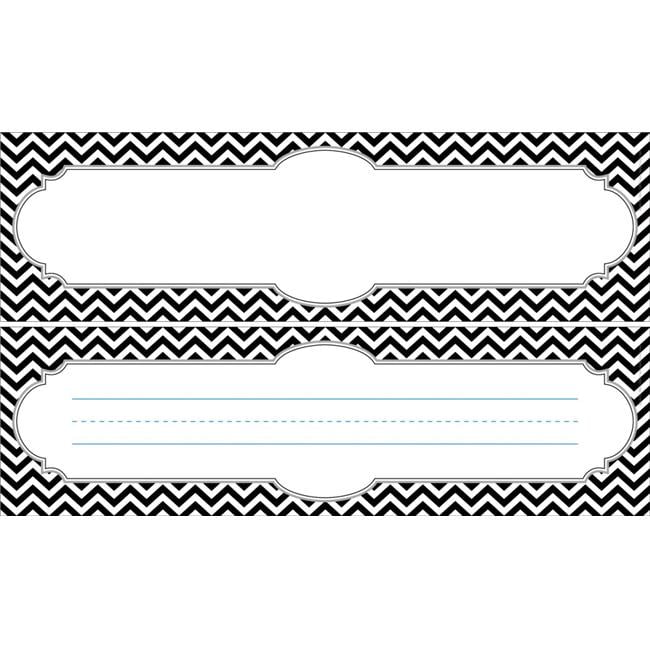 double sided bulletin board signs name plates chevron black tie affair set of 36 walmart com