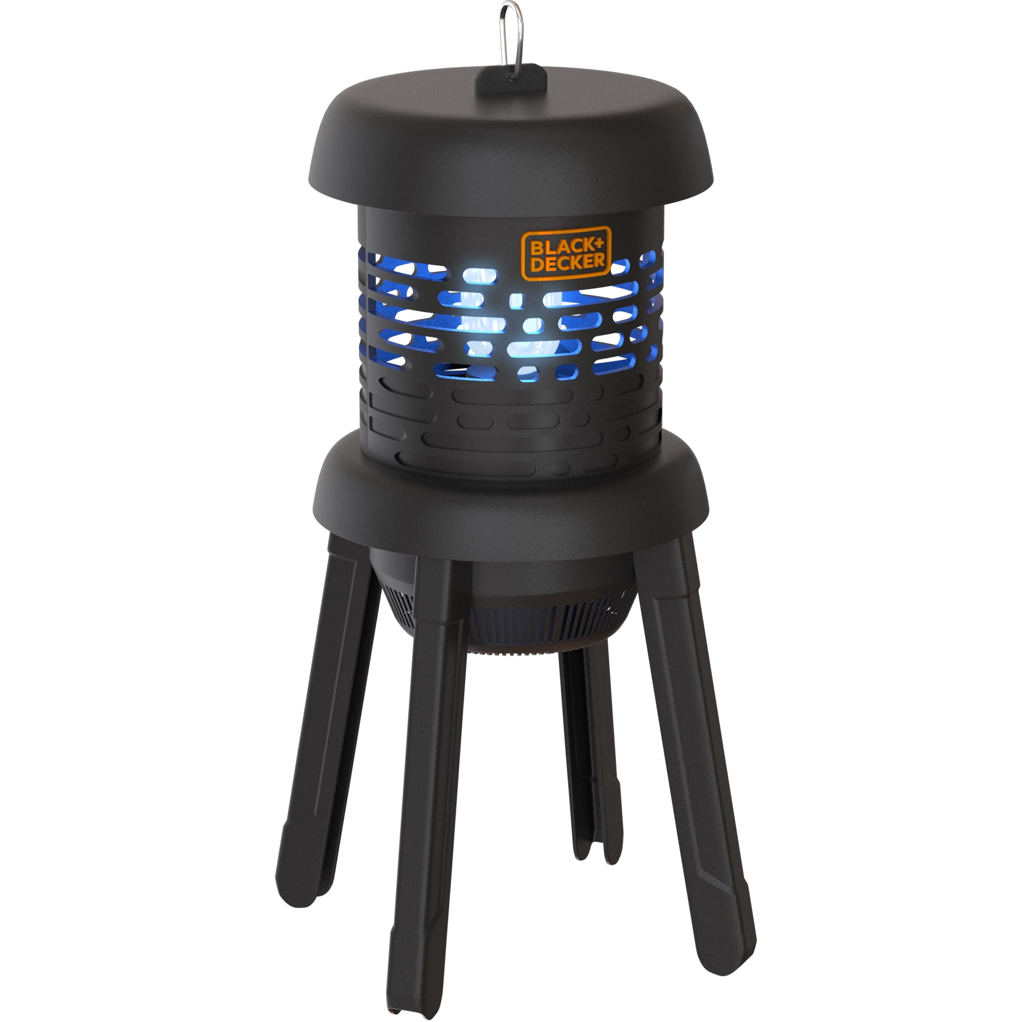 Black + Decker Mosquito and Fly, Gnat Trap with Stand - with A Bright UV Light Attractant, and Fan Outdoor and Indoor Bug Killer