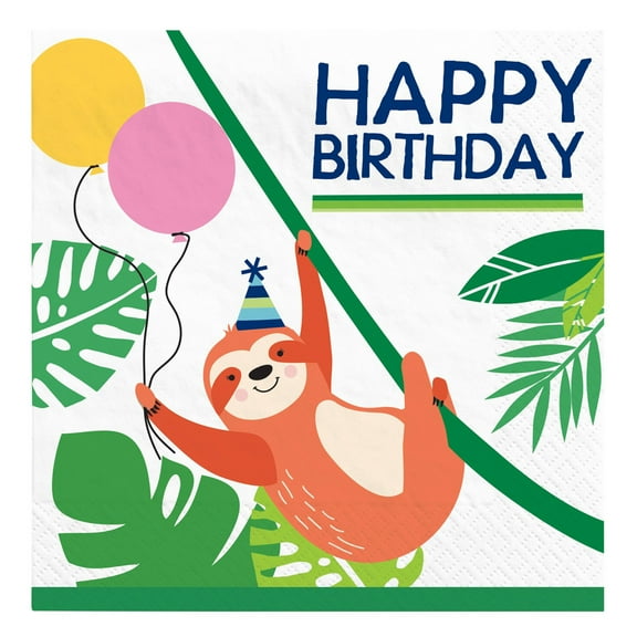 Jungle Birthday Small Napkins (16ct)