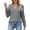 *Gray, variant on ClodeEU Womens Long Sleeve V Neck Sweatshirts,Fall Winter Basic Casual Lightweight Pullover Shirt Pink,Womens Plus L