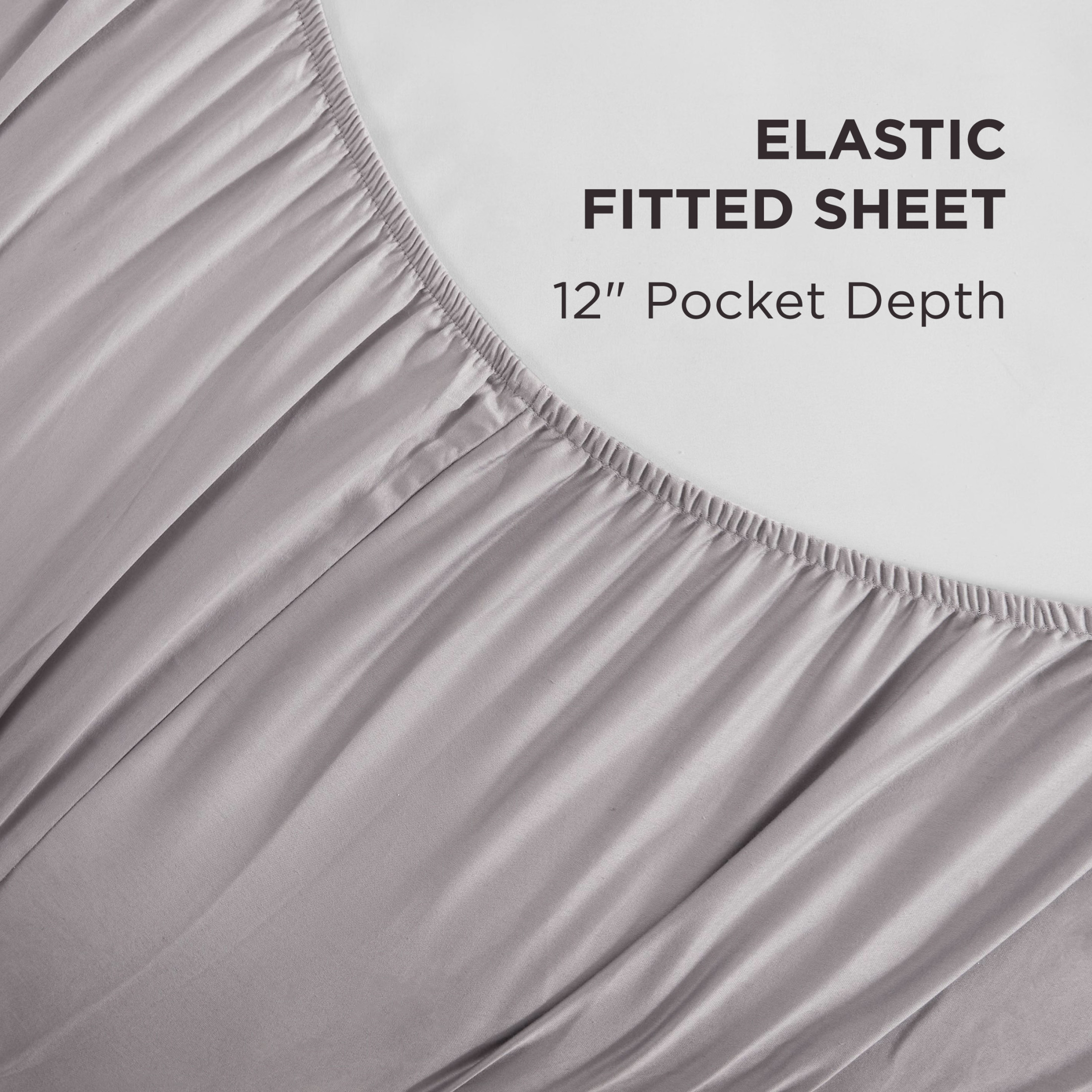 The Sheet Lab Cloud Embrace Sheet Sets, 3-Piece Twin, Dark Gray