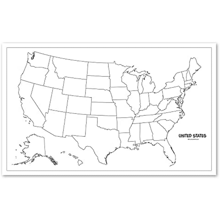 Blank Outline Of Usa Blank outline of usa