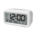 thumbnail image 3 of Reloj despertador digital, reloj digital de mesa, repetición electrónica de 12/24 horas, relojes despertadores digitales para aprender, sala de estar, blanco BLESIY Reloj despertador digital, 3 of 8