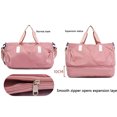 thumbnail image 2 of Bolsa De Ejercicios Bolsa De Ejercicios Oxford Fitness Bag Bolsas de gimnasio portátiles de gran capacidad para hombres y mujeres (rosa), 2 of 9