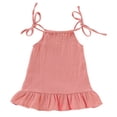 thumbnail image 1 of GWAABD Robe d'Été de Mode pour Filles Robe pour Tout-Petites Sundress Sans Manches à Volants à Dos Nu Sling à Bretelles Robes pour Enfants d'Été de Plage Robe Awaiian pour Tout-Petites Robes d'Été pour Filles, 1 of 8