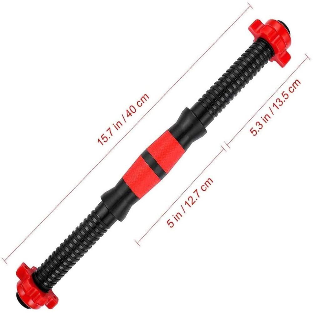 Adjustable Dumbbell Bars Weight Lifting Handles Spinlock Gym Home Training Set 
