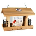 thumbnail image 4 of Woodlink Deluxe Wood Bird Feeder with Metal Suet Cages and Hinged Roof, 4 of 10
