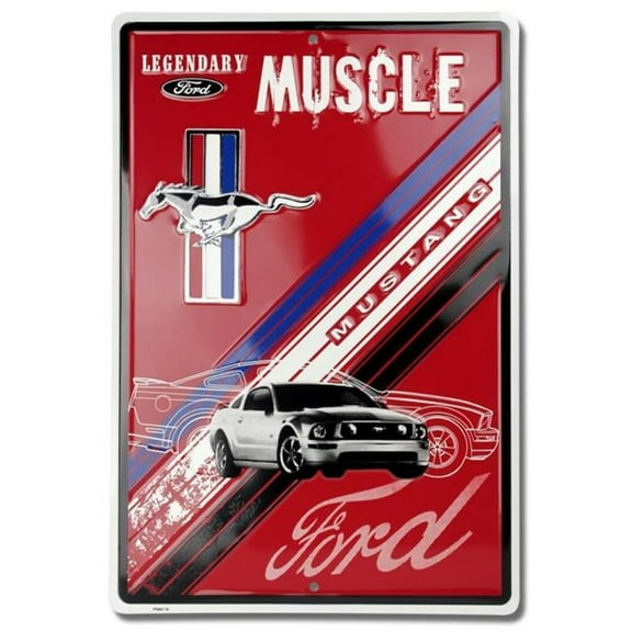 Ford Mustang Metal Parking Sign