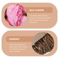 thumbnail image 3 of BEADCEST Cesta De Flores Artificiales En Rattan Para De Hogar Color Rosa, 3 of 5