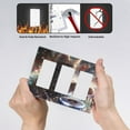 thumbnail image 4 of Cat Playing Dj Switch Cover Decorative Wall Plate 3-Gang Screwless Standard Size, 4 of 5