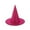 Hot Pink, variant on Mikilon Halloween Solid Color Fashion Angle Magician Hat Festival Party Wide Hats Comfortable Performance Hats