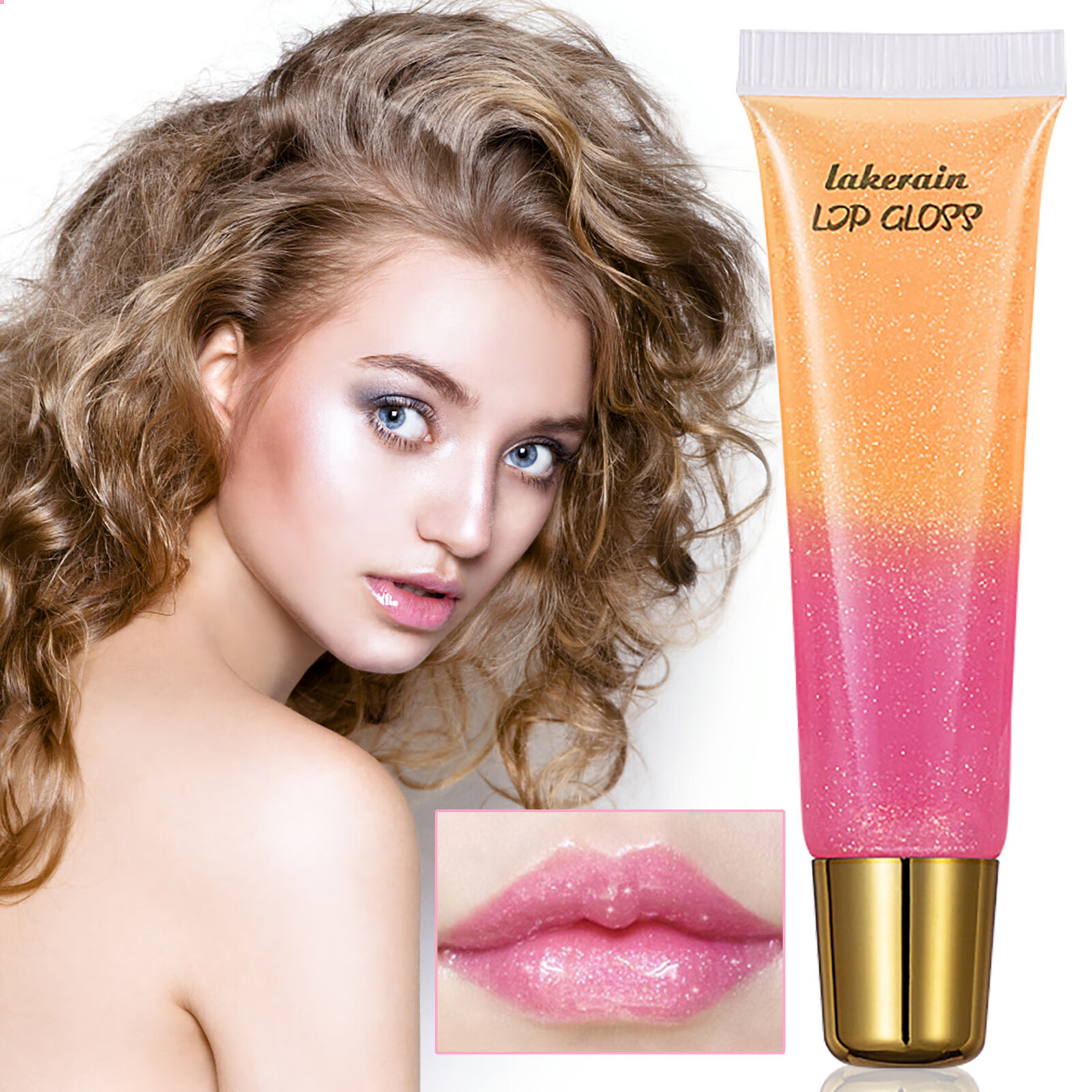 〖CFXNMZGR〗Lip Glosses Clear Lip Gloss Two Colors Per Package Water