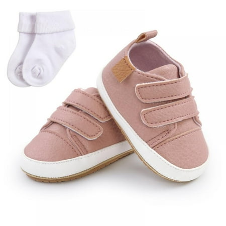 

RETAP Baby Soft-soled Non-slip Toddler Shoes + Socks
