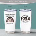 thumbnail image 6 of 90th Birthday Gifts for Women, 1934 Birthday Gifts, Birthday Gift for 90 Years Old, Best 90th Ever Birthday Gifts, Funny 90th Birthday Gifts Ideas, Unique Birthday Gifts for 90th, 20 oz Tumbler, 6 of 6