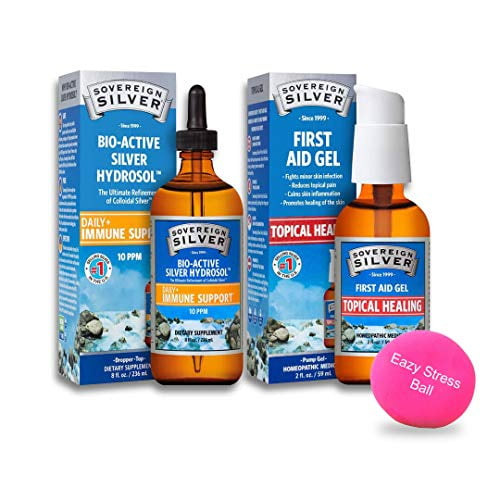 Sovereign Silver BioActive Silver Hydrosol for Immune Support 10 ppm