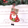 thumbnail image 1 of Royalbelle Cloth Christmas Stockings With Santa Claus Snowman Reindeer Pattern For Christmas Decorations, 1 of 9