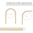 thumbnail image 5 of HFS(R) Tube Bender, Tubing Bender 0-180 Degrees Pipe Bender for 1/4 5/16 and 3/8 Inch Copper Aluminum Thin Stainless Steel, 5 of 7