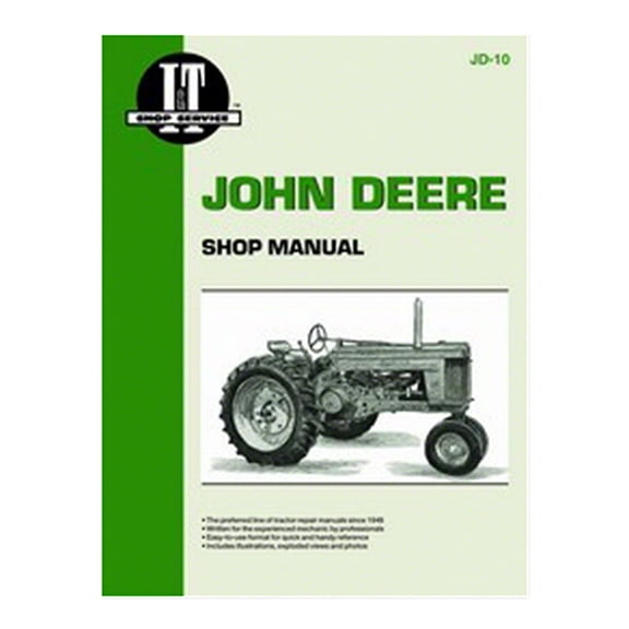I & T Shop Serviceâ„¢ manuals Fits John Deere Tractor