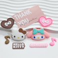 thumbnail image 3 of Accesorios de goma suave con diseño de dibujos animados de Sanrio Kulomi Melody KT, funda para teléfono móvil, hebilla para zapatillas, material decorativo, 3 of 5