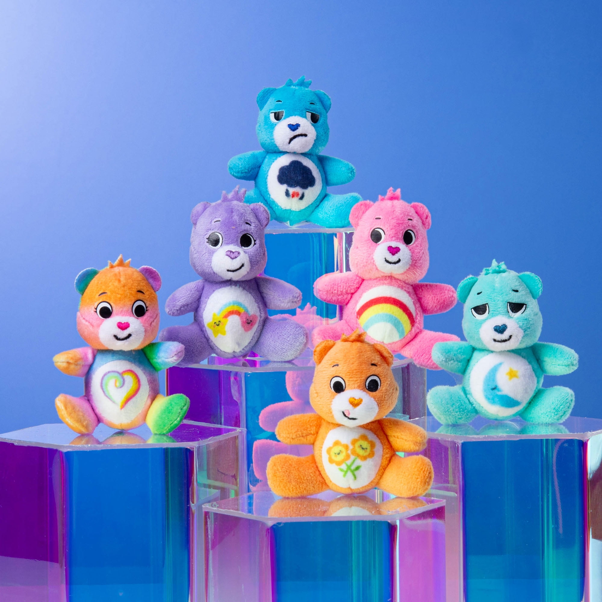 Peluche micro-peluche Care Bears 3 pouces - Ours du coucher