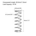 thumbnail image 3 of Unique Bargains Ressort de Compression en Acier Inoxydable 304 15mmx1.2mmx45mm Capacité de Charge 15.7N, 10 Pcs, 3 of 5