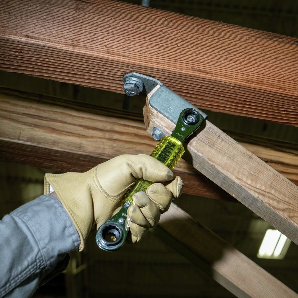 Klein Tools KT223X4-INS 4-in-1 Lineman's Insulating Box Wrench