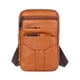 thumbnail image 1 of Riñoneras Sonducket duraderas para hombres hechas de cuero de primera Bolsos cruzados Bolso de hombro marrón amarillento, 1 of 6