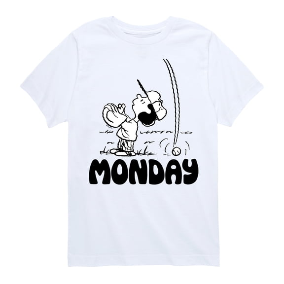 Peanuts - Lucy Monday - Toddler & Youth Short Sleeve Graphic T-Shirt