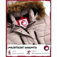 thumbnail image 5 of CANADA WEATHER GEAR Women's Winter Jacket - Heavyweight Long Length Bubble Puffer Parka (S-3X), 5 of 7