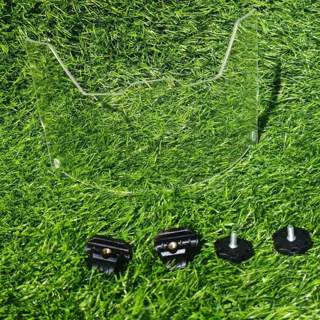 CEORPER Scratch Resistant Clear Helmets Eye Shield Football Helmets Visors Eye Protect