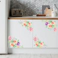 thumbnail image 4 of Etiqueta engomada de la pared del PVC del refrigerador y del retrete de las flores hermosas Fokelyi CKCHQAEP1, 4 of 6