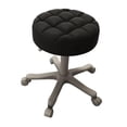thumbnail image 3 of Silla de Trabajo Taburete de Bar perfecl con Ruedas Negro, 3 of 8